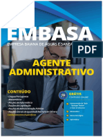 EMBASA BA Agente Administrativo apostila