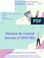 Sistema de Control Interno (COSO III)