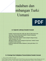 Perkembangan Dan Peradaban Turki Usmani