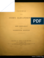 Codex Alexandrinus Pergaminho Original