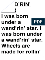 Wand'rin' Star