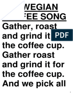 Norwegian Coffee Song