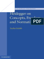 Heidegger On Concepts Freedom and Normativity Modern European Philosophy