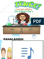 SCIENCE WEEK 1 DAY 1-Ang Mga Pandama at Mga Gamit Nito