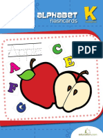 Kindergarten - Alphabet Flash Cards Workbook