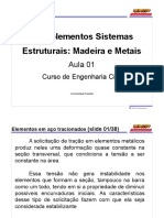 Complementos Sistemas Estruturais: Madeira e Metais: Curso de Engenharia Civil