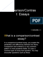 Comparison and Contrast Essay