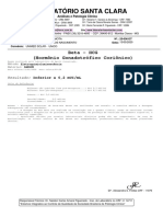 Laboratório Santa Clara: Beta - HCG (Hormônio Gonadotrófico Coriônico)