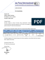 Surat Permohonan Commisioning LV - 2