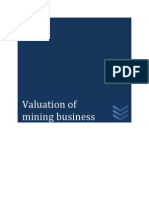 Valuation methods for mining businesses under 40 characters