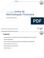 Fundamentos de Administração Financeira - Apostila