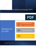 The Extensible Markup Language (XML)