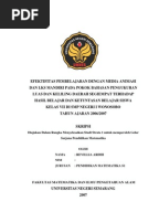 Skripsi Pengaruh Penggunaan Media Pembelajaran Berbasis 