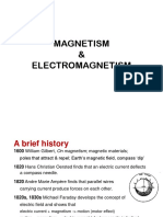 MAGNETISM & ELECTROMAGNETISM: A BRIEF HISTORY