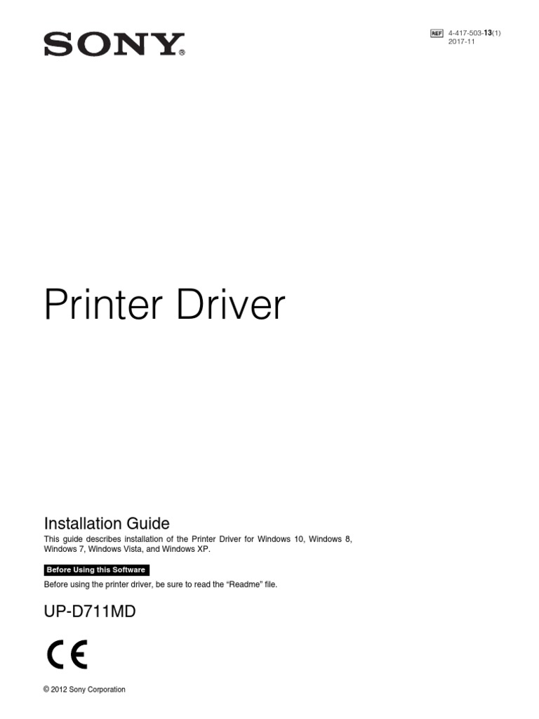 Printer Driver: Installation Guide | PDF | Device Driver | Microsoft ...
