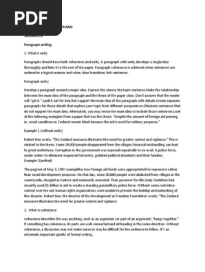 PARAGRAPH WRITING