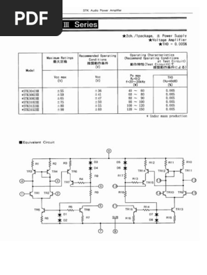 STK3042II SANYO Circuiti Integrati Amplificatori - Foto 7