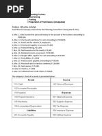 Online Assignment #7 - C4 L1-5 Accounting Process Part 2 - Journalizing, Posting and Trial Balance