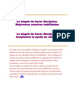 La Alegría de Hacer Discípulos. Mejoremos Nuestras Habilidades