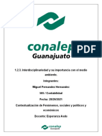 1.2.3. Interdisciplinariedad y Su Importancia Con El Medio