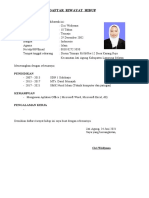 DAFTAR RIWAYAT HIDUP Afi Fahlia Surani