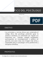 Código Ético Del Psicólogo