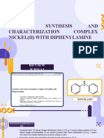 REVIEW: SYNTHESIS AND CHARACTERIZATION OF NICKEL(II) COMPLEX WITH DIPHENYLAMINE