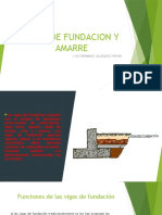 Vigas de Fundacion y Amarre