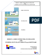 PV Based Grid Connected, Standalone and Pumping System