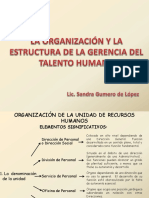 1.2 Estructura de La Gerencia de RH 01-2020