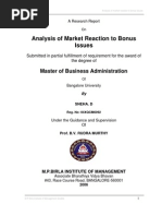 Download Analysis of Market Reaction to Bonus Issues-Sneha D-04107 by panchaksharimb SN53928422 doc pdf