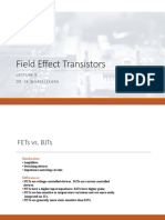 Field Effect Transistors: Dr. SK Wijayasekara