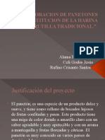 Elaboración de panetones con sustitución de harina y frutilla