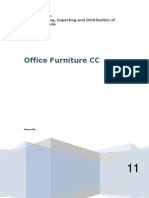 Office Furniture CC Business Plan Summary