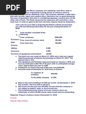balance sheet 
