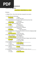 Chapter 6 The Physical Self: A. Autosomes