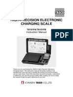 High-Precision Electronic Charging Scale: Instruction Manual