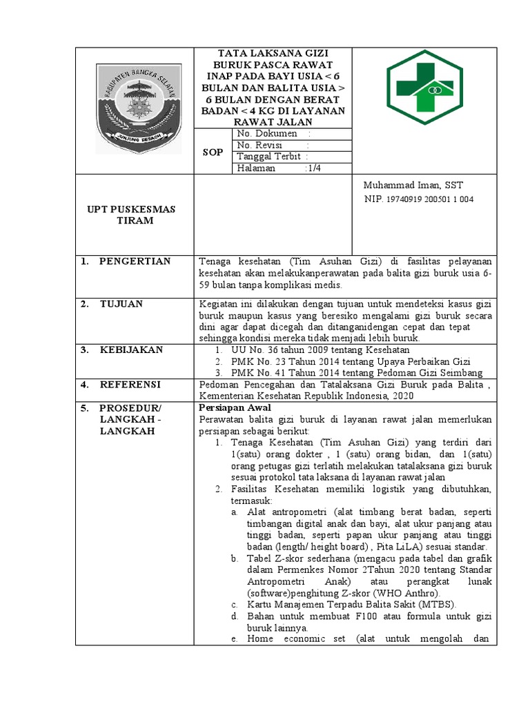 SOP PASCA Ranap | PDF
