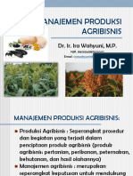 Manajemen Produksi Agribisnis-Ira W