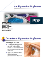 Corantes e Pigmentos Orgânicos