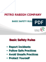 PETRO RABIGH SAFETY RULES