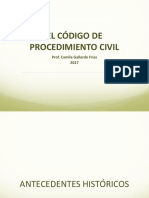 El Código de Procedimiento Civil chileno