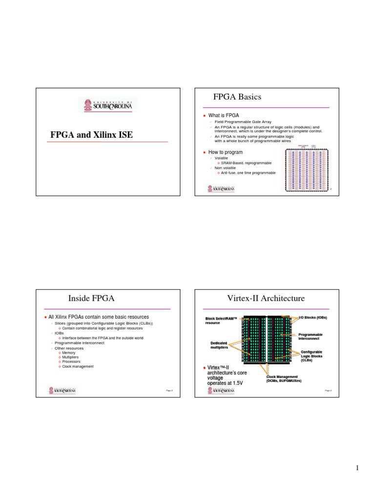FPGA Basics: FPGA and Xilinx ISE | PDF