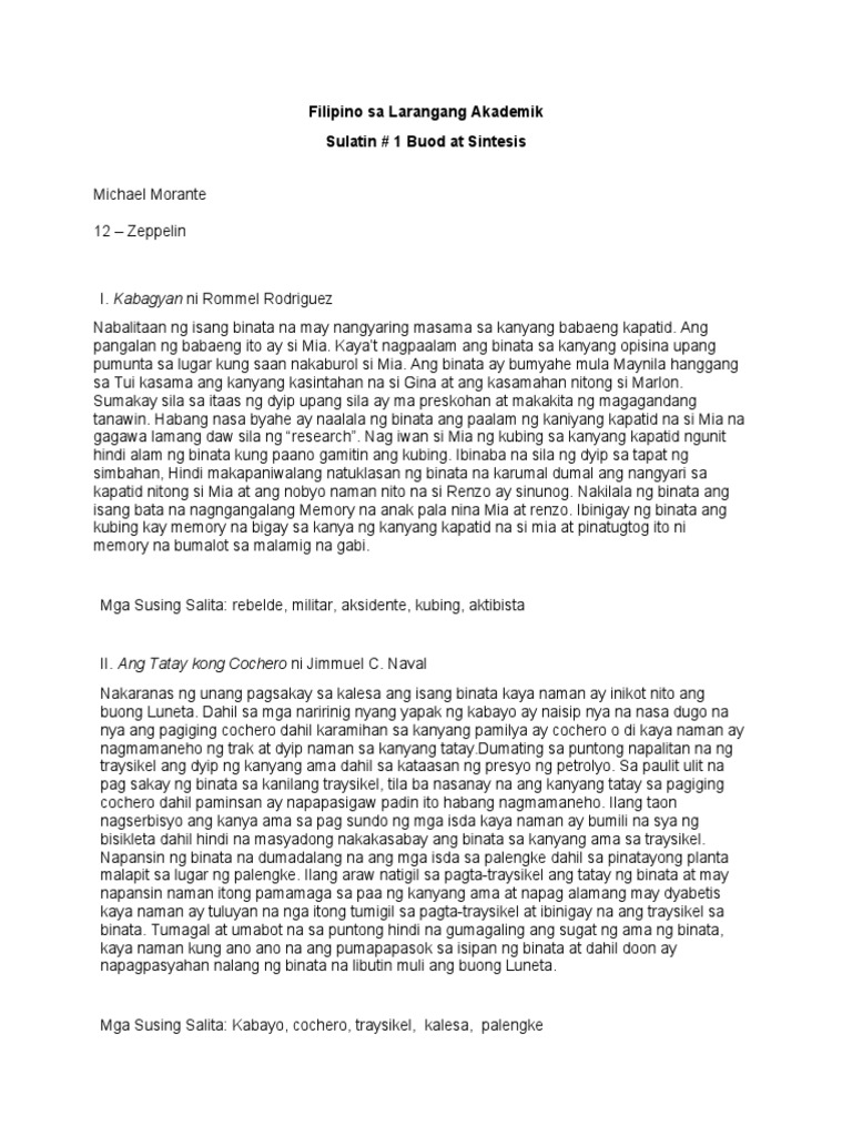 MJ Filipino | PDF