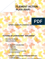 Resetlement Action Plan (Rap) : DPWH, Essd-Planning Service