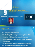 Pendidikan Kewarganegaraan: Geopolitik Sebagai Wawasan Nusantara