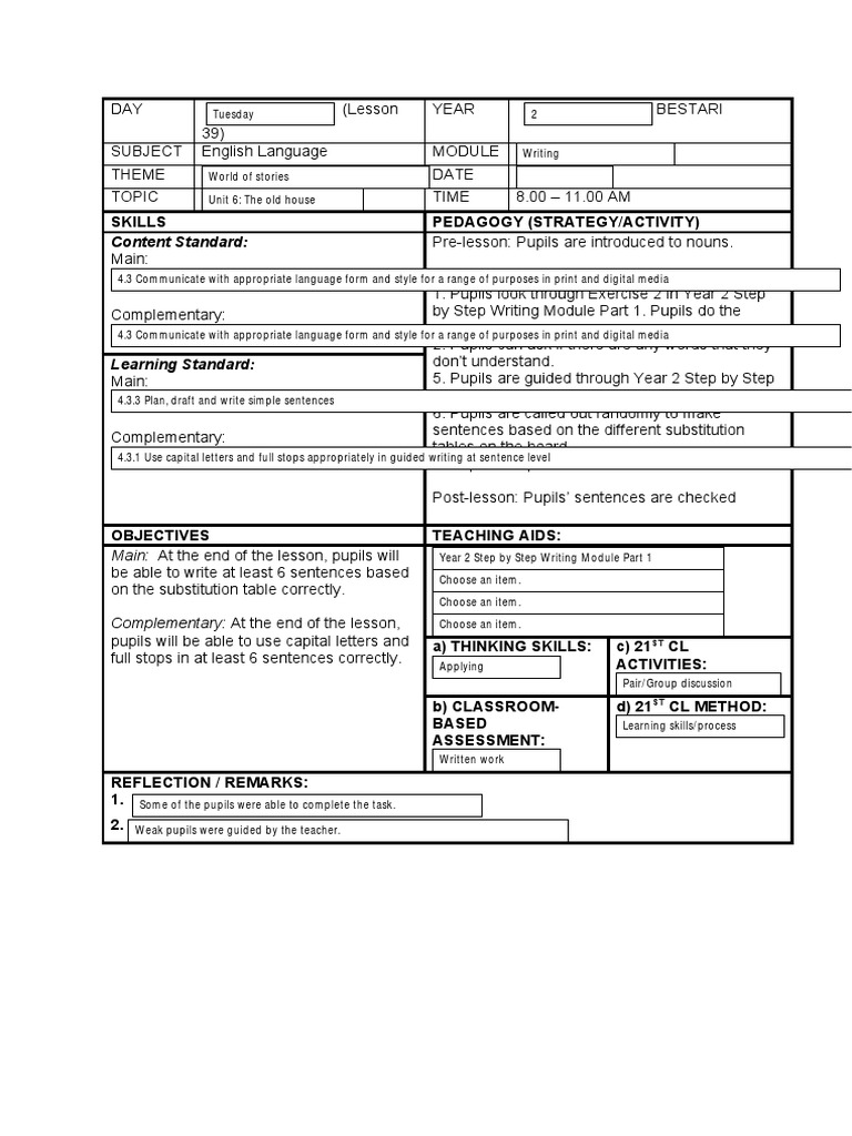 RPH PDPR 15-29 Jun | PDF | Teachers | Teaching