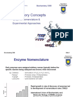I. Introductory Concepts: Enzyme Nomenclature & Experimental Approaches