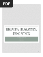 Threading Programming Using Python