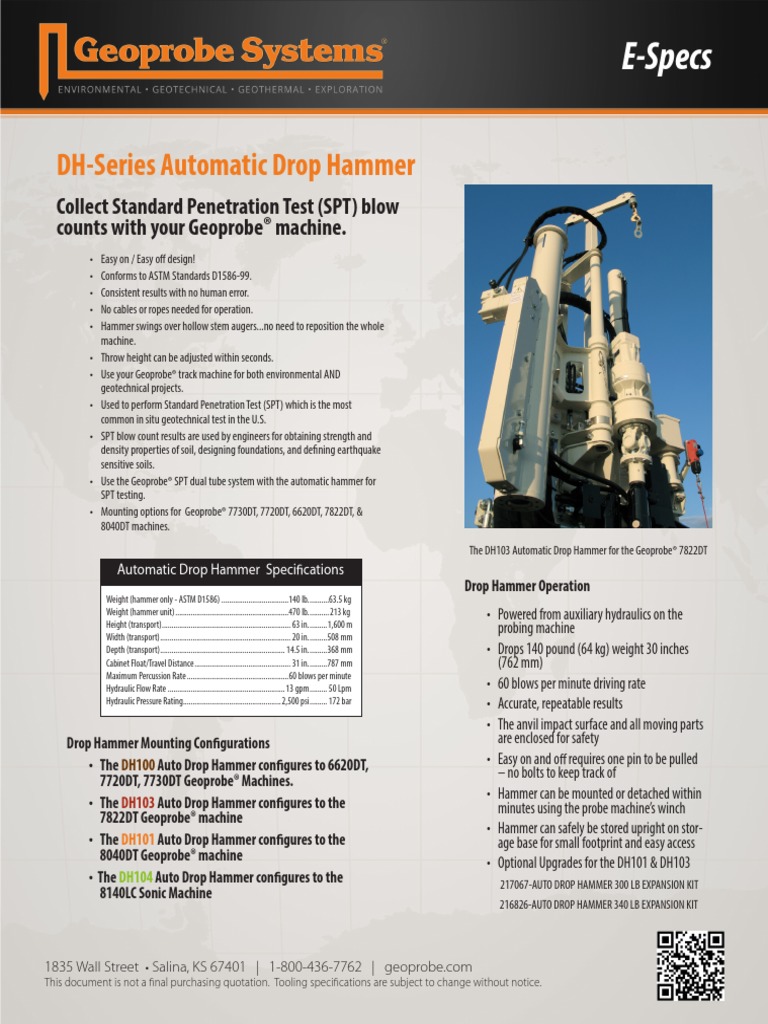 Especs 2017 DHSeries Automatic Drop Hammers 0 PDF